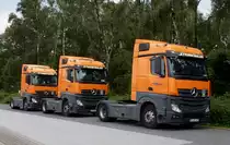 Mercedes Actros 1843 Bigspace Solo Zugmaschinen Steinkühler in Herten am 20,09,2015