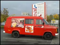 Alter Ford Transit in Bergen am 21.10.2013
