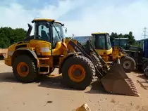 Volvo L 45G eingesetzt bei Arbeiten an der Umgehung von Merzig-Besseringen, 15.08.2013