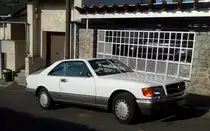 Mercedes-Benz C126 SEC -die Coup� Variante der W126 S-Klasse- in einwandfreiem Zustand, gesehen am 03.09.2015