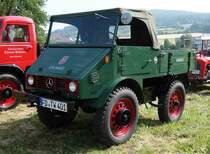 Unimog, gesehen beim Oldtimertreffen in Eiterfeld-Ufhausen im Juli 2015