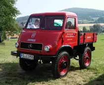 Unimog, gesehen beim Oldtimertreffen in Eiterfeld-Ufhausen im Juli 2015