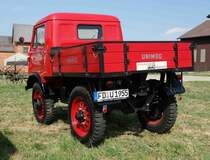 Unimog, gesehen beim Oldtimertreffen in Eiterfeld-Ufhausen im Juli 2015