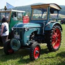 Hanomag 324 F, gesehen beim Oldtimertreffen in Eiterfeld-Ufhausen im Juli 2015