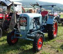 Eicher, ausgestellt beim Oldtimertreffen in Eiterfeld-Ufhausen im Juli 2015