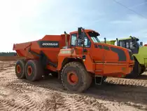 Doosan DA 40, eingesetzt bei Arbeiten an der Umgehungsstraße Konz-Könen, 12.07.2015