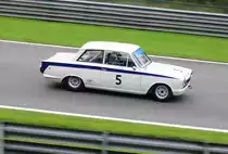 #5 FORD Consul Cortina,Bj.1965, Fahrer: MONTEVERDE Carlos (BR) &PEARSON Gary (GB), Historic Motor Racing News U2TC Rennen, Mitzieher beim 6h Spa Classic am 19.September
