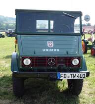 Unimog, gesehen beim Oldtimertreffen in Eiterfeld-Ufhausen im Juli 2015