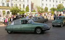 Grüner Citroen DS23, gesehen am 23.09.2015.