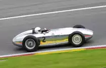 Nr.2, LISTER JAGUAR Monzanapolis 3781, Bj.1958, 3781ccm, Fahrer JOLLEY Rod (GB), Class 8 - Formula Libre, Indianapolis and Intercontinental cars, , beim Rennen der Historic Grand Prix Cars Association am 19.9.2015 in Spa Francorchamps