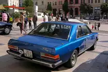 Fiat 130 Rückansicht. Das Auto hat einen 3.2L V6 Zylinder Motor. Aufnahmezeit: 13.09.2015