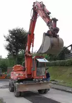 Atlas 1305 steht auf einer Baustelle in 36100 Petersberg-Marbach im August 2015