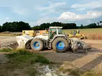 Fendt Vario, gesehen auf einer Baustelle der Firma  Bickardt-Bau  im August 2015