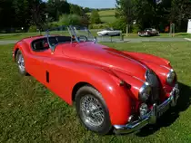 Jaguar XK 140 Roadster bei den Luxembourg Classic Days in Mondorf am 29.08.2015