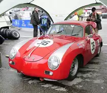PORSCHE 356A Super 1600ccm, gesehen bei Rundgang im Fahrerlager wärend der 6h Classic Spa Francorchamps am 19.9.2015