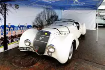 Peugeot 402 Special Sport, Bj.1938, gesehen bei Rundgang im Fahrerlager wärend der 6h Classic Spa Francorchamps am 19.9.2015