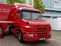 Scania Hauber LKW am 26.09.15 auf der IAA in Frankfurt am Main