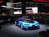 Bugatti Vision Gran Turismo am 26.09.15 auf der IAA in Frankfurt am Main