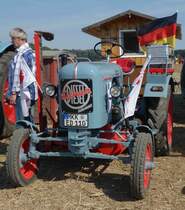 Eicher, gesehen bei der Oldtimerveranstaltung am Baiersröder Hof, August 2015