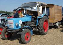 Eicher-Gespann, gesehen bei der Oldtimerveranstaltung am Baiersröder Hof, August 2015