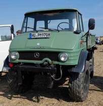 Unimog, gesehen anl. der Oldtimerausstellung Baiersröder Hof im August 2015