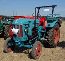 =Hanomag R 217, Bj. 1959, gesehen anl. der Oldtimerausstellung Baiersröder Hof im August 2015