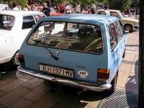 Opel Kadett C Caravan rückansicht, fotografiert am 13.09.2015