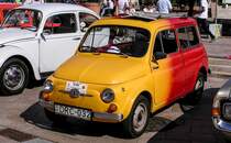 Fiat Nuova 500 Giardiniera Bicolore mit, gesehen am 13.09.2015