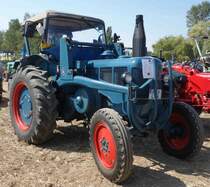 Lanz (40 PS) besucht die Oldtimerausstellung Baiersröder Hof im August 2015