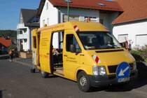 VW LT der Firma  KLOBUCH  unterwegs in 36100 Petersberg-Marbach im September 2015