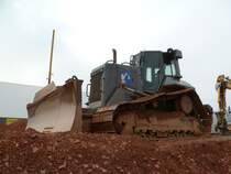 Caterpillar D6N LGP am 03.03.2013 auf einer Baustelle bei Besch