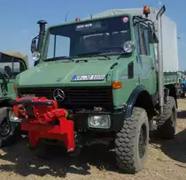 Unimog, gesehen anl. der Oldtimerausstellung Baiersröder Hof im August 2015