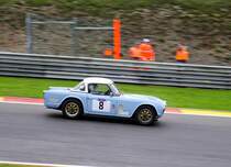 TRIUMPH TR4, Bj.1964, beim Closed Wheel Race, des Historic Sports Car Club im Rahmen der Classic SPA SIX HOURS 19.September 2015