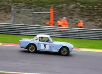 TRIUMPH TR4, Bj.1964, beim Closed Wheel Race, des Historic Sports Car Club im Rahmen der Classic SPA SIX HOURS 19.September 2015