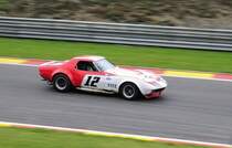 CHEVROLET Corvette, Bj.1968, beim Closed Wheel Race, des Historic Sports Car Club im Rahmen der Classic SPA SIX HOURS 19.September 2015