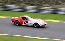 CHEVROLET Corvette, Bj.1968, beim Closed Wheel Race, des Historic Sports Car Club im Rahmen der Classic SPA SIX HOURS 19.September 2015