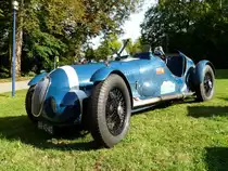 Jaguar XK 150 Vicarage Special bei den Luxembourg Classic Days in Mondorf am 29.08.2015