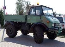 Unimog, gesehen in Langenselbold im August 2015