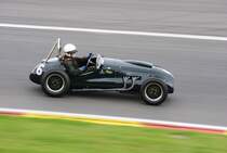 COOPER-BRISTOL 8/53, am 19.Sep.2015 beim Rahmenrennen der 6h Classic, Class 2 - 1935-1951 Grand Prix cars on 18  or 19  wheels, beim Rennen der Historic Grand Prix Cars Association.