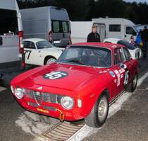 ALFA ROMEO Sprint GT, beim Spaziergang gesehen, wärend der  Nachtruhe  im Fahrerlager wärend der 6h Classic Spa Francorchamps am 19.9.2015