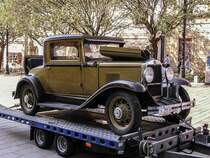 Vintage Chevrolet Oldtimer, fotografiert am 13.09.2015