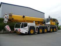 Terex AC 140 übers Wochenende abgestellt in der Nähe von Colmar/Berg (lux.), 13.05.2010