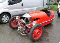 Morgan 3 Wheeler, abgestellt im Fahrerlager der 6h Classic am 19.9.2015 in Spa Francorchamps 