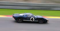 FORD GT40 MK1, Mitzieher bei 1/40 Sek. der Nr.4, beim 6h Classic Rennen in Spa Francorchamps, am 19.9.2015