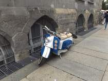 Berliner Roller am 27.09.2015 bei den Tagen der Industriekultur auf dem Chemnitzer Marktplatz.