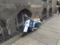 Berliner Roller am 27.09.2015 bei den Tagen der Industriekultur auf dem Chemnitzer Marktplatz.