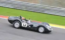 LISTER Knobbly,Nr.13, Bj.1958, Fahrer: LYNN Shaun (GB). Bei der Woodcote Trophy & Stirling Moss Trophy [Motor Racing Legends] SPA SIX HOURS 19.September 2015 
