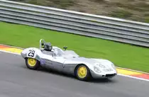 Nr.29 LOLA Mk1 Prototype,Bj:1958, 1220ccm, Fahrer: SMT1 AHLERS Keith(GB)& BELLINGER James (Billy) (GB), Bei der Woodcote Trophy & Stirling Moss Trophy [Motor Racing Legends] SPA SIX HOURS 19.September 2015 