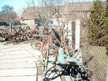 verschiedene Kartoffelernter aus der Sammlung von einen Th�ringer
Schlepperfreundes