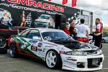 Nissan Skyline GT-R33 Driftumbau, auf dem Hungaroring am 06.09.2015